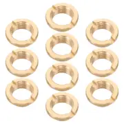 10 Pcs DIY Clock Mechanism Part Dial Movement Nut Replacement