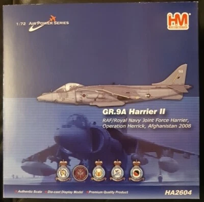 Hobbymaster Aviation GR.9A Harrier II RAF/Royal Navy Joint Force Harrier HA2604