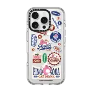 iPhone 16 Pro Clear Case MagSafe Compatible PINGO SODA
