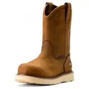ARIAT WORK Men's 11" Rebar Wedge Pull-On Composite Toe Waterproof Work Boot Dist