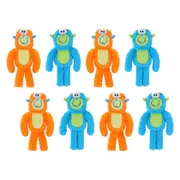 8PK Paws & Claws Monster Ziggle Soft Plush Pet/Dog Squeaky Toy 34cm Assorted