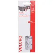 VELCRO Brand Hook and Loop Dots 22mm White 12 Pack