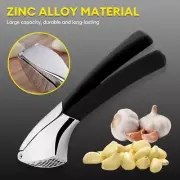 Stainless Steel Masher Home Kitchen Mincer Tool Garlic Press Crusher Squeezer
