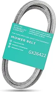 Lawn Mower Deck Belt Replacement Part GX26422.Compatible with John Deere Zero Turn Z325E, Z330R, Z375R, Z330M,Z355R, Z355E, Z365R.(Length 145.5 inches)