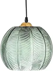 Breakfast bar Lights Pendant Green Leaf Grain Glass Chandelier Dining Room Lamp Creative Hotel Study Light in The Bedroom Adjustable Ceiling Lighting Nordic Postmodern Restaurant Star of Light