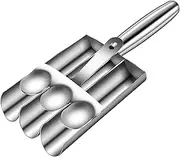 Creative Stainless Steel Meatball Maker Tool Triple Scoop for Easy Home Cooking Meatballs Metal Meatball Scoop Ball Maker Kitchen Gadget