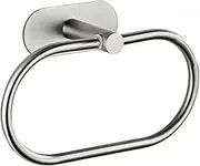 CUBETA Towel Rack, Bathroom Self-Adhesive Stainless Steel Towel Ring for Bathroom, Kitchen, Round Modern Towel Hanger