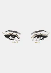 Golden Star Face Gems