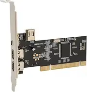 1394 Firewire Card, PCIe Firewire Card PCIe 3 Port Stable Full Duplex Channel for DV