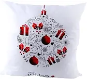 Yardenfun Throw Pillow Cover Christmas Pillowcase Sofa Couch Cushion Cover for Living Room Decor
