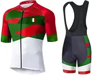 [UGLY FROG] Men's Cycling Jersey Set Short Sleeve Jersey and Cycling Shorts Breathable and Quick Drying Road Bike