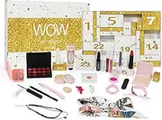 Dynaeuty Christmas Advent Calendar 2024, Christmas Countdown Calendar Surprise Makeup Kit, Xmas Individual Box Calendar for Women Full Kit - C