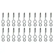 20 SJ Hooks for Rubber Rope Shock Cord Bungee Cord Tarp Strap Tie Down Hook