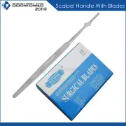 ODM 100 Scalpel Blades #11 + Scalpel Handle #7 Surgical Dental Ent Instruments