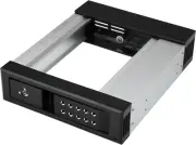 .Com 5.25" to 3.5" Trayless Hard Drive Hot Swap Bay - Removable Hard Dr