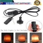 Dimmer Lamps Holder & Cable Cord ON OFF Button Control Switch For E14 Salt Bulbs