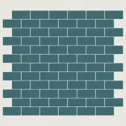 Shaw 587TS Technicolor Dreams - 11" x 12" Rectangle Brick Floor - Blue