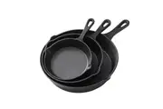 5-star chef Non Stick Frying Pan Cast Iron 3PCS