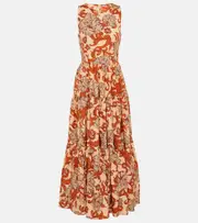 [La DoubleJ] La DoubleJ Printed cotton poplin maxi dress UK 14 multicoloured