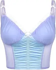 [GRRKDFQ] Women's Lingerie Cute V Neck Backless Pullovers