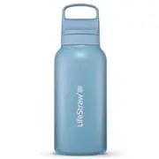 LifeStraw Go 2.0 - 1L Stainless Steel Water Filter Bottle - Icelandic Blue