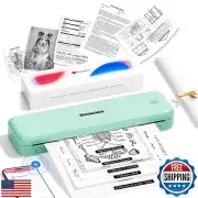 Phomemo M834 (Upgraded) Portable Printer, Wireless Bluetooth Thermal Printer,