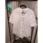 NEW Lee Mathews Posey Collarless Cotton Shirt size 4/6