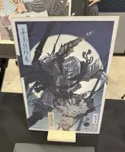 Star Wars Celebration Japan 2025 Mandalorian & Grogu Shikishi Ukiyo-E Art Board