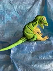 Dinosaur Puppet T-Rex Neon Green Made By HANSA