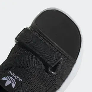 【adidas 愛迪達】360 Sandal 3.0 I 小童 涼鞋 經典 休閒 魔鬼氈 舒適 夏天 三葉草 黑(HQ6050)
