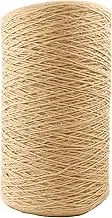 IMROPE 1mm x 2500 Feet Natural Jute Rope, Twine for Gardening Tomato Climbing Plant Tie Floristry Crafts Gift Wrapping Packing Decor