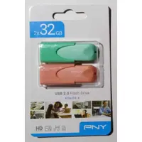 在飛比找蝦皮購物優惠-PNY 32gbx2 隨身碟