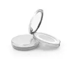 3g Thin With Mirror Portable Cosmetic Flour Plastic Box Empty Loose Flour Jar