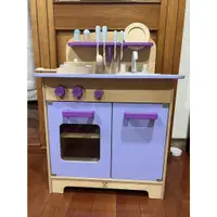 在飛比找蝦皮購物優惠-【二手玩具】愛傑卡 HAPE大型廚具台(紫)+廚房系列