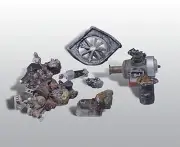 Woodland Scenics Industrial Junk Piles, Unpainted Metal Castings - HO Scale
