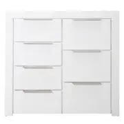 [Sleeping Giant] Hobart Tallboy White - 7 Drawer