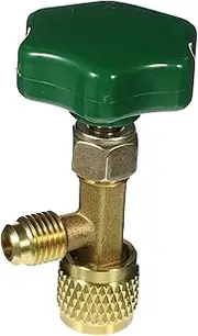 NOLITOY Brass Safety Ball Valve for Car Ac Recharge Kit Versatile Opener with Integrated Safety Valve Easy Flow Control Design for Air Conditioning Systems