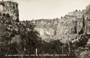 In Rapid Canyon on the "Crouch Line" Rapid City SD 1909 RPPC Postcard COPY