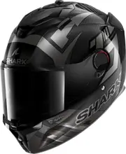 Shark Spartan GT Pro Carbon Zarco Track Racer Helmet, carbon-anthracite, Size L for Men Carbon anthracite
