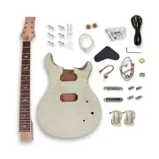 DIY Guitar Kit Electric Guitar Body Rosewood Fretboard Guitar Neck Guitar Parts