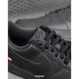 SUPREME X NIKE AIR FORCE 1 黑 白 AF1 聯名 休閒鞋 男鞋【CU9225】