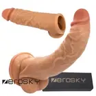 Bigger Penis-Extender-Enlarger-Sleeve-Reusable-Condoms-Delay-Ejaculation for Men