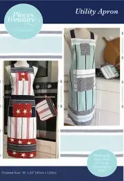 Utility Apron Pattern by Jenelle Kent for Pieces to Treasure 18" X 52"