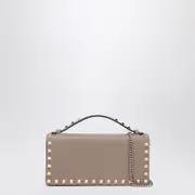 [Valentino Garavani] Rockstud pink powder chain wallet One size Multicolor