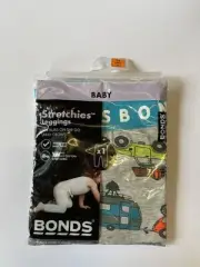 Camper Trailer Car Bonds Baby Stretchies Leggings Pants Size 00 3-6 Months