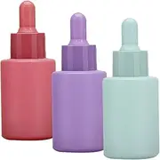 Ipetboom Mini Glass Bottles for Essential Oil 3 Pack Travel Toiletry Bottles Dropper Safe Easy to Use for Diy