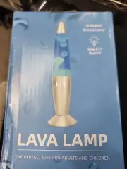 Motion Lava Lamp 13" Mood Lamp New In Box Blue And White