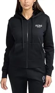 [AEROPOSTALE] Women's Velour Fleece Lined Zip Up Hoodie