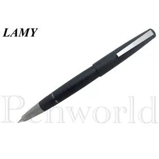 【Penworld】德國製 LAMY拉米 2000系列玻璃纖維(活塞式)鋼筆14K尖 EF