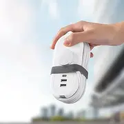 Travel Mini USB Power Strip 1.4 Meter Packable Extension Cord with 1 Outlet 2 USB A 1 PD Type C Ports Compact for Travel